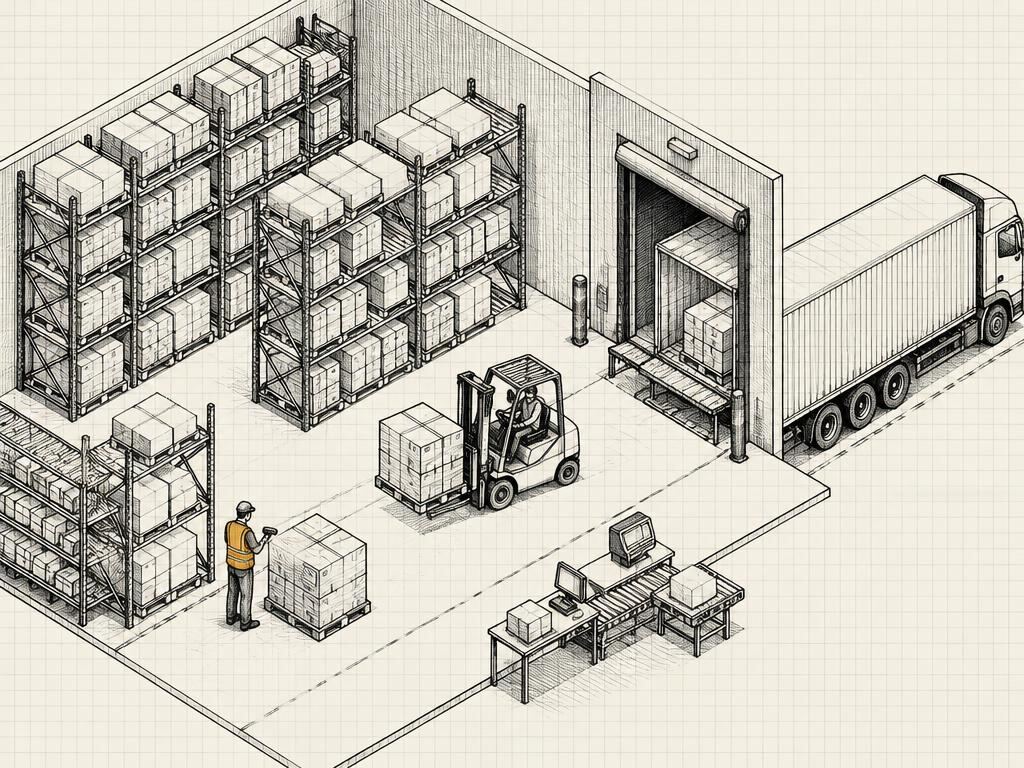 Logistics tech sketch